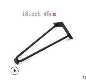 4Pcs 4-28inch Metal Hairpin Table Desk Leg Solid Iron Wire Support Leg For Sofa Cabinet Chairs DIY Handcrafts Furniture Hardware