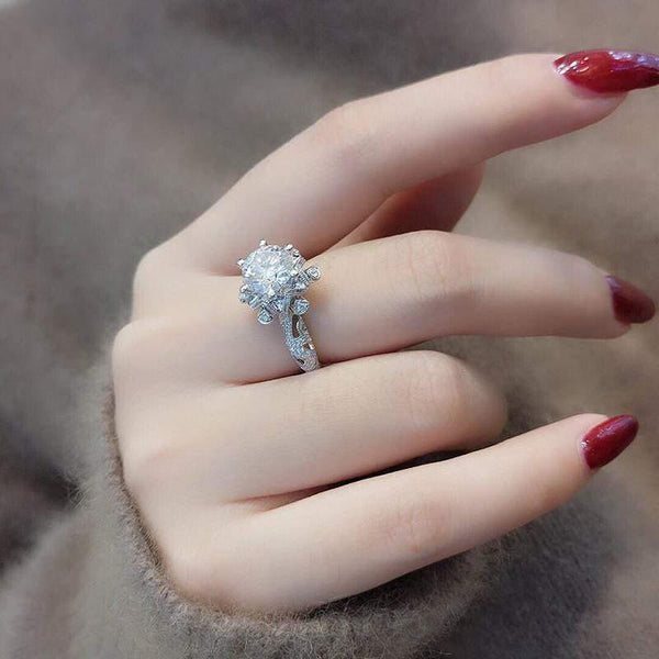 Planet Gates 18K 750Au White Gold 1ct  DF color Lab Diamond Engagement Ring  Moissanite Halo Diamond Ring For Women