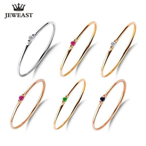 Planet Gates 18k Pure Gold Women Ruby Miss Girl Gift New Hot Sale Party Trendy  Good Discount Natural Real 18 K Customize