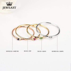 Planet Gates 18k Pure Gold Women Ruby Miss Girl Gift New Hot Sale Party Trendy  Good Discount Natural Real 18 K Customize