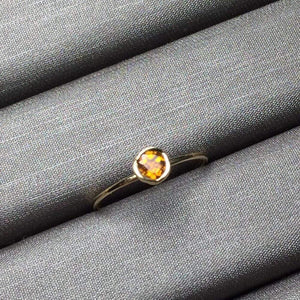 Planet Gates 18K Rose Gold AU750 Customized Size Natural Tourmaline Gemstone Diamonds Female Anniversary Gift Fine Rings