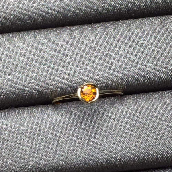 Planet Gates 18K Rose Gold AU750 Customized Size Natural Tourmaline Gemstone Diamonds Female Anniversary Gift Fine Rings