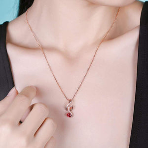 Planet Gates 18KT/750 Rose Gold 0.69ct Natural Red Ruby 0.15ct Round Cut Diamond Engagement Gemstone Pendant Jewelry