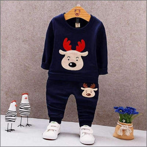 Planet Gates 18M-5T Baby Boys Girls Clothes Christmas Costume Autumn Long Sleeve Boys Clothing Sets Fashion Elk Kids Clothes for Boys