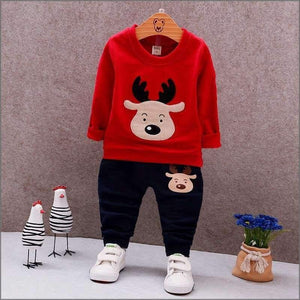 Planet Gates 18M-5T Baby Boys Girls Clothes Christmas Costume Autumn Long Sleeve Boys Clothing Sets Fashion Elk Kids Clothes for Boys
