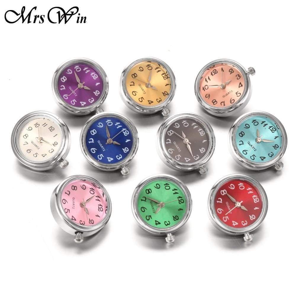 Planet Gates 18mm Glass Watch Snap Buttons Interchangeable Jewelry Accessory Can Move Replaceable Snap Button Jewelry for Snaps Bracelet