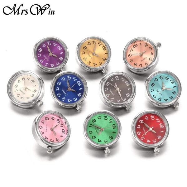 Planet Gates 18mm Glass Watch Snap Buttons Interchangeable Jewelry Accessory Can Move Replaceable Snap Button Jewelry for Snaps Bracelet