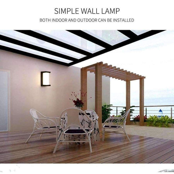 Planet Gates 18W LED Wall Light Waterproof  Modern LED Wall Lamp Courtyard Garden Outdoor Light