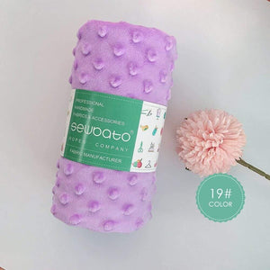 Planet Gates 19 / 70x100cm 70x100cm Minky Fabric For Sewing 30 Colors Super Soft Minky Dot Plush Fabric Eco-Friendly Polyester Handwork Fabric