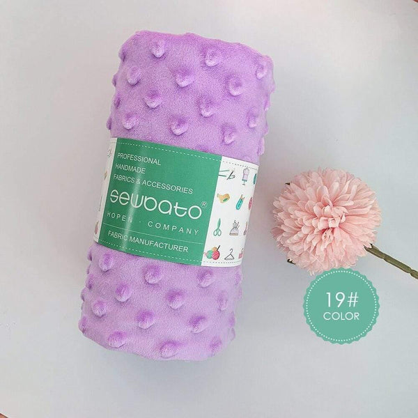 Planet Gates 19 / 70x100cm 70x100cm Minky Fabric For Sewing 30 Colors Super Soft Minky Dot Plush Fabric Eco-Friendly Polyester Handwork Fabric