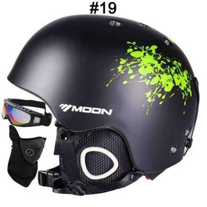 Planet Gates 19 Green Ink / L Ski Helmet Women Men CE Safety In-mold Sking Snowboard Skateboard Snow Helmet Size S/M/L/XL
