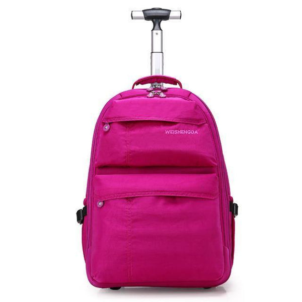 Planet Gates 19 inch red Travel Trolley Bags Women's Trolley Bag Multifunctional Trolley Backpack Travel Suitcase Board Chassis