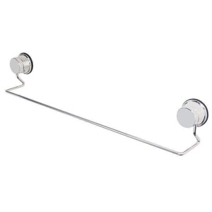 Planet Gates 19 inch Stainless Steel Bathroom Towel Storage Holders Shelf Free Nail Free Drilling Organization Wall Strong Sucker Racks