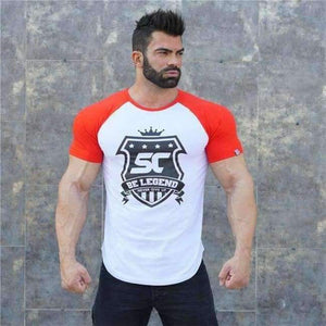 Planet Gates 19 / M Cotton Short sleeve t shirt Fitness bodybuilding shirts Crossfitsmale Brand tee tops Fashion gyms t-shirt mens costume