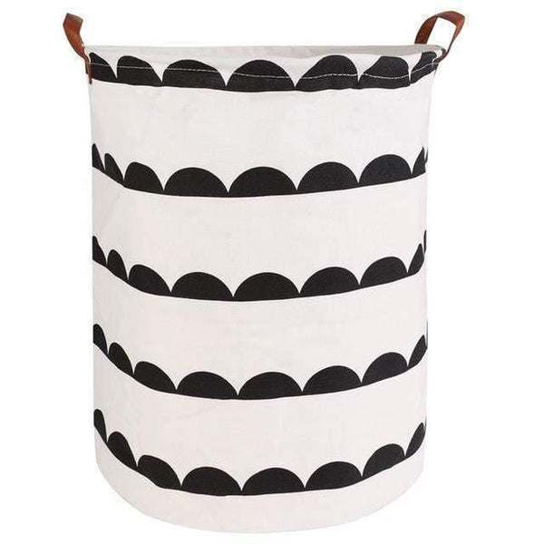 Foldable Closure Laundry Basket Large Capacity Bag Bins Kids Toy Buckets Clothes Organizer Storage Hamper Cotton Linen