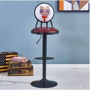 Planet Gates 19 Vintage chairs. American bar stools. Use a high - foot dining chair.