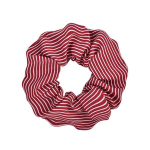 Women Vintage Hair Scrunchie Dot Plaid Hair Rope Girls Elastic Hair Band Ponytail Holder Striped Rubber Band Hair Accessories
