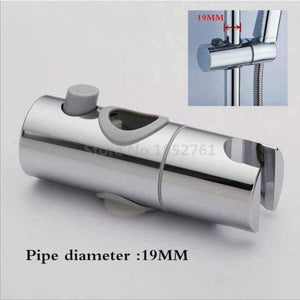 Planet Gates 19mm Chrome 18-25 MM Shower Pipe Adjustable Bracket Holder Shower Head Mounting Black Brackets Bar Racks  Bathroom Product