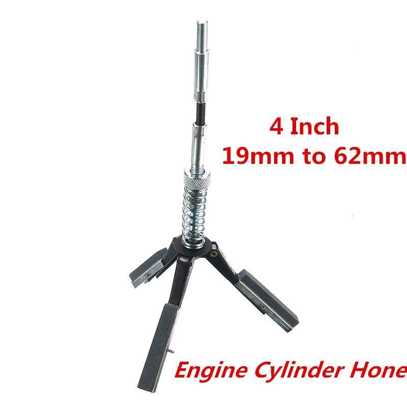 Planet Gates 19mm to 62mm Engine Cylinder Bore Hone Steel 3 Jaw Adjustable Car Engine Cylinder Brake Honing Stone Flexible Shaft Honing Tool