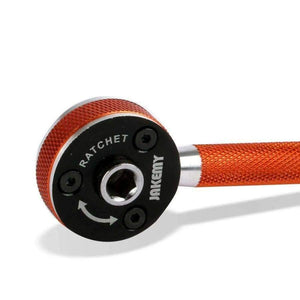 Planet Gates 19pcs Screwdriver Set Multi-functional Mini Ratchet Wrench Bit 1/4" Driver Socket Set Screwdriver Kit Repair Tool