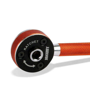 Planet Gates 19pcs Screwdriver Set Multi-functional Mini Ratchet Wrench Bit 1/4" Driver Socket Set Screwdriver Kit Repair Tool