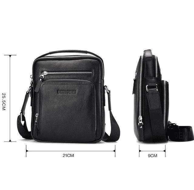 Planet Gates Genuine Leather Men's Bag Business  Shoulder Crossbody Bag Christmas Gift designer handbags high quality N2333-1&2