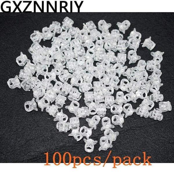 1cm 100pcs/pack Hair Claw Clips for Women Girls Accessories Black Brown Transparent Plastic Mini Claws Hairclip Clamp Gifts