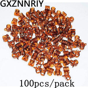 1cm 100pcs/pack Hair Claw Clips for Women Girls Accessories Black Brown Transparent Plastic Mini Claws Hairclip Clamp Gifts