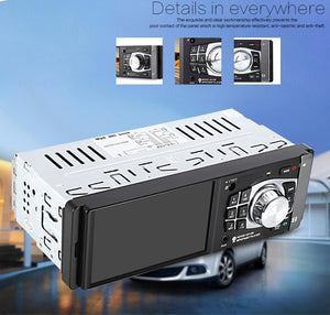 Planet Gates 1Din Car Radio 4.1Inch Bluetooth 1 Din Auto Audio Stereo Player FM Autoradio Support File Navigation Rear Camera Function