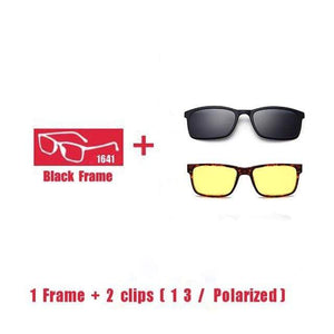 Planet Gates 1F 2 clips 1 3 Polarized Magnet Clip glasses frame men women Myopia Prescription Glasses Optical sunglasses Eyewear