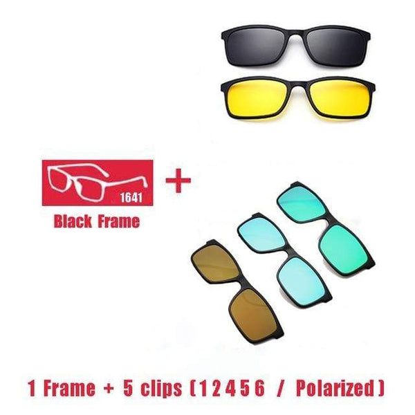 Planet Gates 1F 5 clips 1 2 4 5 6 Polarized Magnet Clip glasses frame men women Myopia Prescription Glasses Optical sunglasses Eyewear