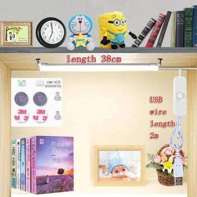 Planet Gates 1kind-cold white Bed Reading book Light LED Desk lamp 5W 5V  Desk lamp USB led Table Lamp  with Clip  Table Touch 3 Modes 24 LED Table lamp