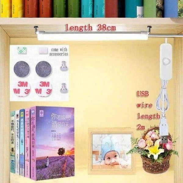 Planet Gates 1kind-warm white Bed Reading book Light LED Desk lamp 5W 5V  Desk lamp USB led Table Lamp  with Clip  Table Touch 3 Modes 24 LED Table lamp