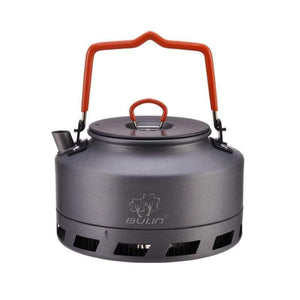 Planet Gates 1L Camping Kettle Heat Exchanger Tea Pot Picnic Kettle Aluminium Alloy