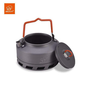 Planet Gates 1L Camping Kettle Heat Exchanger Tea Pot Picnic Kettle Aluminium Alloy