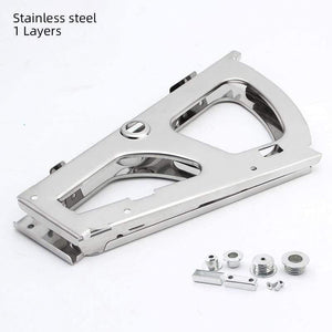 1pair Stainless Steel Furniture Hinge Shoes Drawer Cabinet Hinge Rack Accessories Shoe Cabinet Flip Furniture Hardware