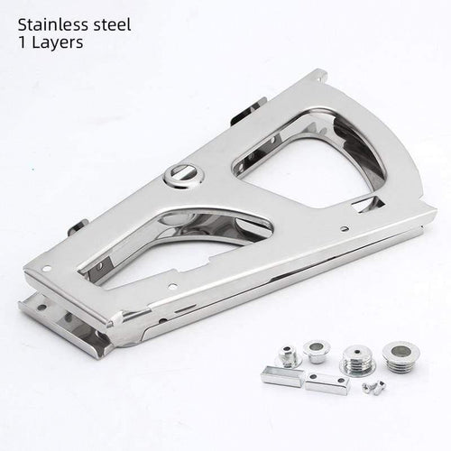 1pair Stainless Steel Furniture Hinge Shoes Drawer Cabinet Hinge Rack Accessories Shoe Cabinet Flip Furniture Hardware