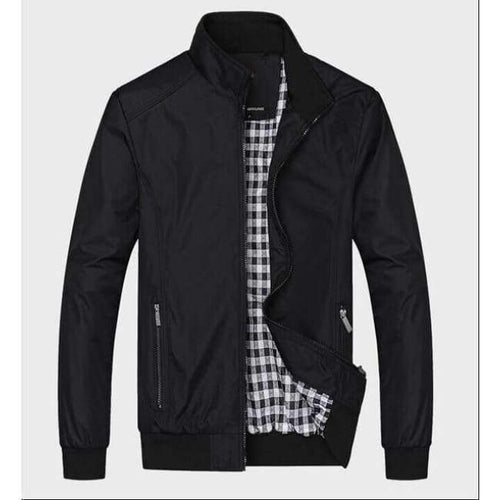 Planet Gates 1LD1236 CHECK SIZE 1 / M Solid color New 2017 Casual Jacket M-5XL 6XL Men Spring Autumn Outerwear Mandarin Collar Clothing