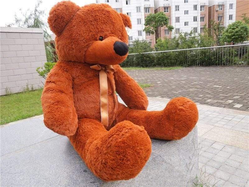1m Bear Plush Toy Smile Style Teddy Bear New Style Christmas Gift 4 Color To Choose