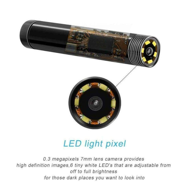 Planet Gates 1M Car Diagnostic Tool USB Camera Waterproof Bendable Car Inspection Wire Snake Tube Inspection For OTG Compatible Android Phones