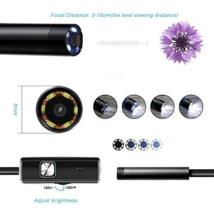 Planet Gates 1M Car Diagnostic Tool USB Camera Waterproof Bendable Car Inspection Wire Snake Tube Inspection For OTG Compatible Android Phones