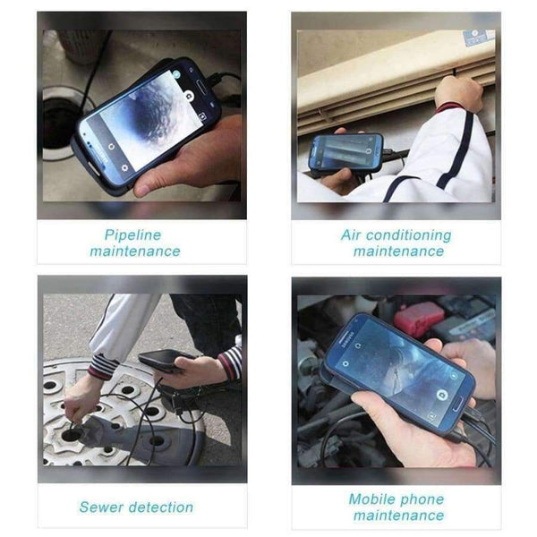 Planet Gates 1M Car Diagnostic Tool USB Camera Waterproof Bendable Car Inspection Wire Snake Tube Inspection For OTG Compatible Android Phones