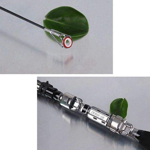 Planet Gates 1m Mini Portable Telescopic Fishing Rod Spinning Carbon Fish Hand Fishing Tackle Sea Rod Fishing Pole 1.0m-2.3m