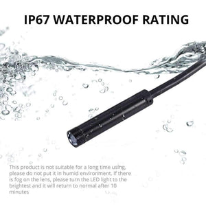 Planet Gates 1M Partol Endoscope Camera Mini Waterproof Soft Cable Inspection Camera 7mm 1M 2M 5M USB Endoscope Borescope Endoscope For phone