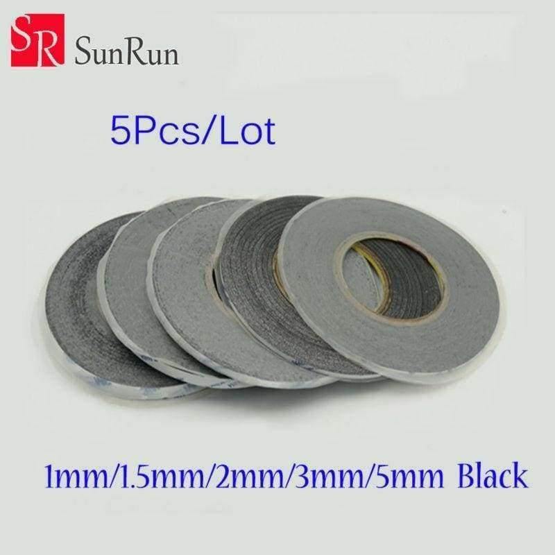 Planet Gates 1mm 1.5mm 2mm 3mm 5mm*50M 9448A Black Double Sided Adhesive Tape for Mobile Phone Touch Screen/LCD/Display Glass
