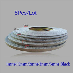 Planet Gates 1mm 1.5mm 2mm 3mm 5mm*50M 9448A Black Double Sided Adhesive Tape for Mobile Phone Touch Screen/LCD/Display Glass