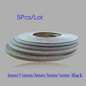 Planet Gates 1mm 1.5mm 2mm 3mm 5mm*50M 9448A Black Double Sided Adhesive Tape for Mobile Phone Touch Screen/LCD/Display Glass