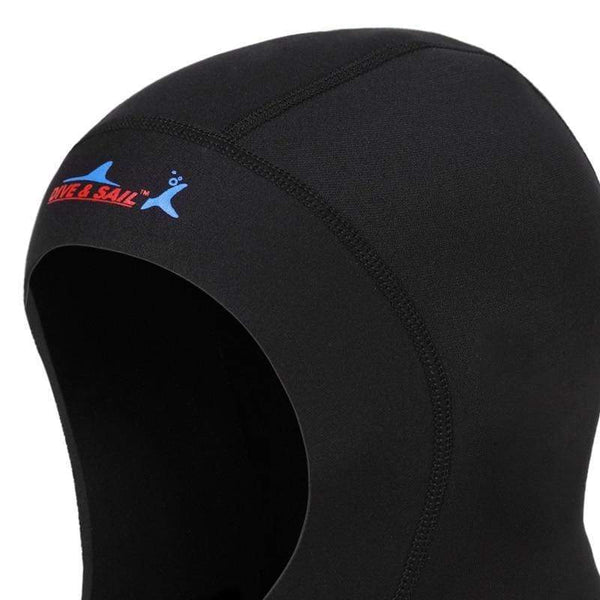 Planet Gates 1MM/3mm Neoprene Protect Hair Swimming Hat Scuba Diving Cap With Shoulder Snorkeling Equipment Hat Hood Neck Cover Swim Wetsuit
