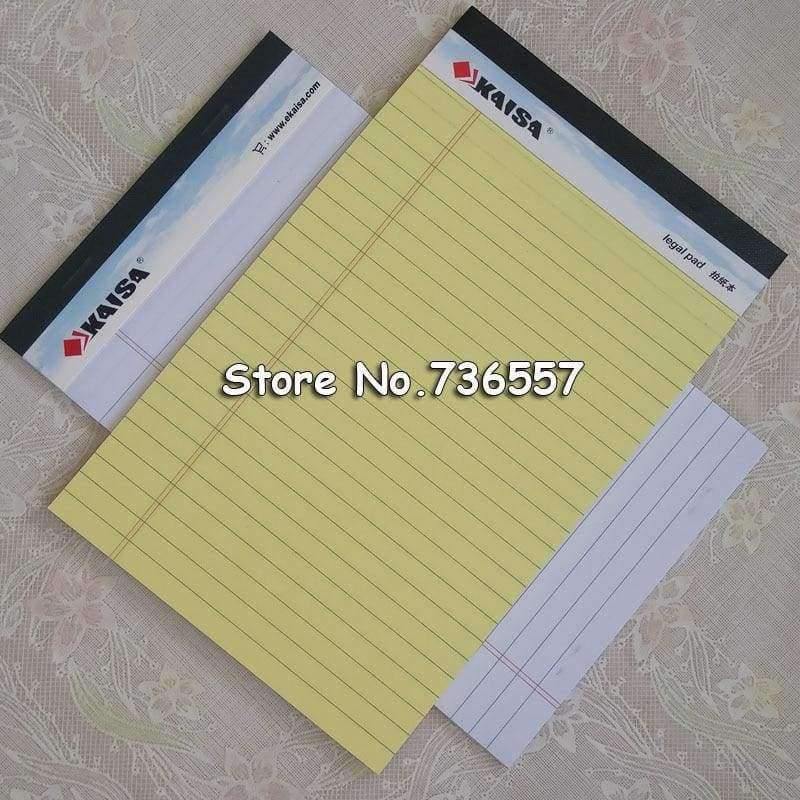Planet Gates 1PAD(PCS) Memo Pad USA style Legal pad 50 sheets A5 A4 Notebook paper Office School Supplies Notebooks Writing Pad
