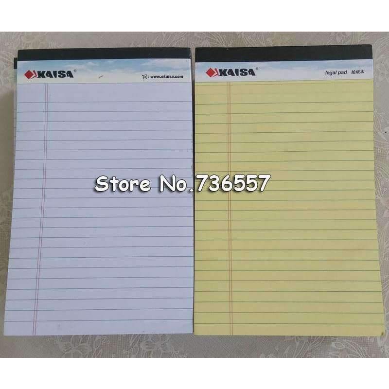 Planet Gates 1PAD(PCS) Memo Pad USA style Legal pad 50 sheets A5 A4 Notebook paper Office School Supplies Notebooks Writing Pad